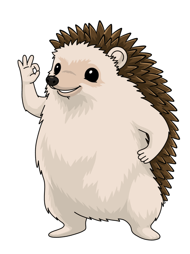 Haha Yes Hedgehog mascot